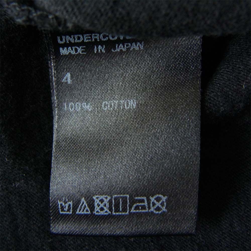 UNDERCOVER アンダーカバー × HYSTERIC GLAMOUR × SENSE ヒステリックグラマー センス プリント Tシャツ ブラック系 4【中古】