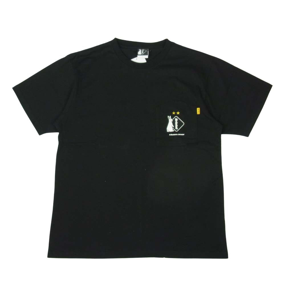 F.C.R.B. エフシーアールビー FCRB-202127 FR2 POCKET TEE ポケット Tシャツ ブラック系 L【新古品】【未使用】【中古】