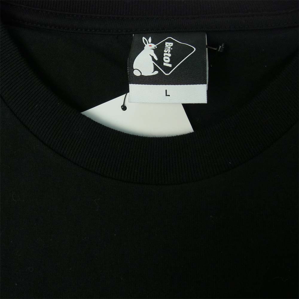 F.C.R.B. エフシーアールビー FCRB-202127 FR2 POCKET TEE ポケット Tシャツ ブラック系 L【新古品】【未使用】【中古】