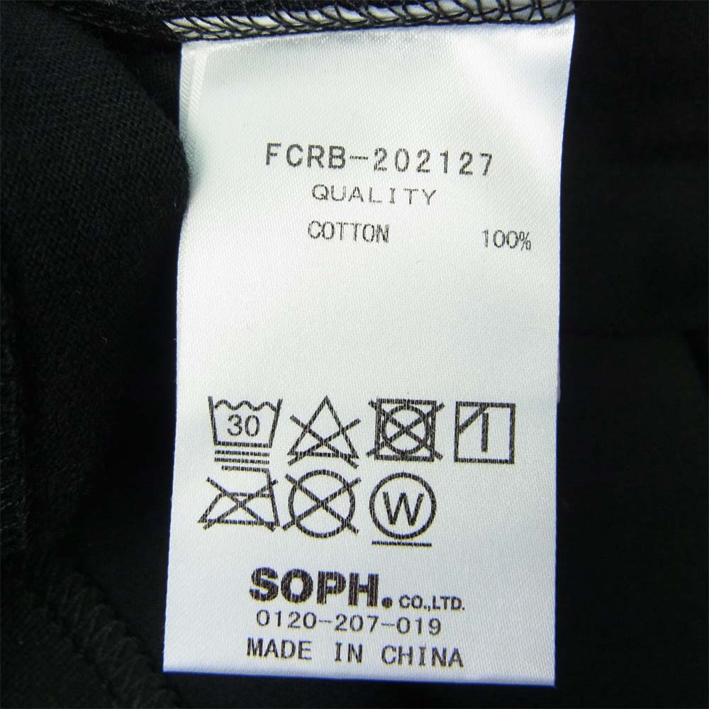 F.C.R.B. エフシーアールビー FCRB-202127 FR2 POCKET TEE ポケット Tシャツ ブラック系 L【新古品】【未使用】【中古】