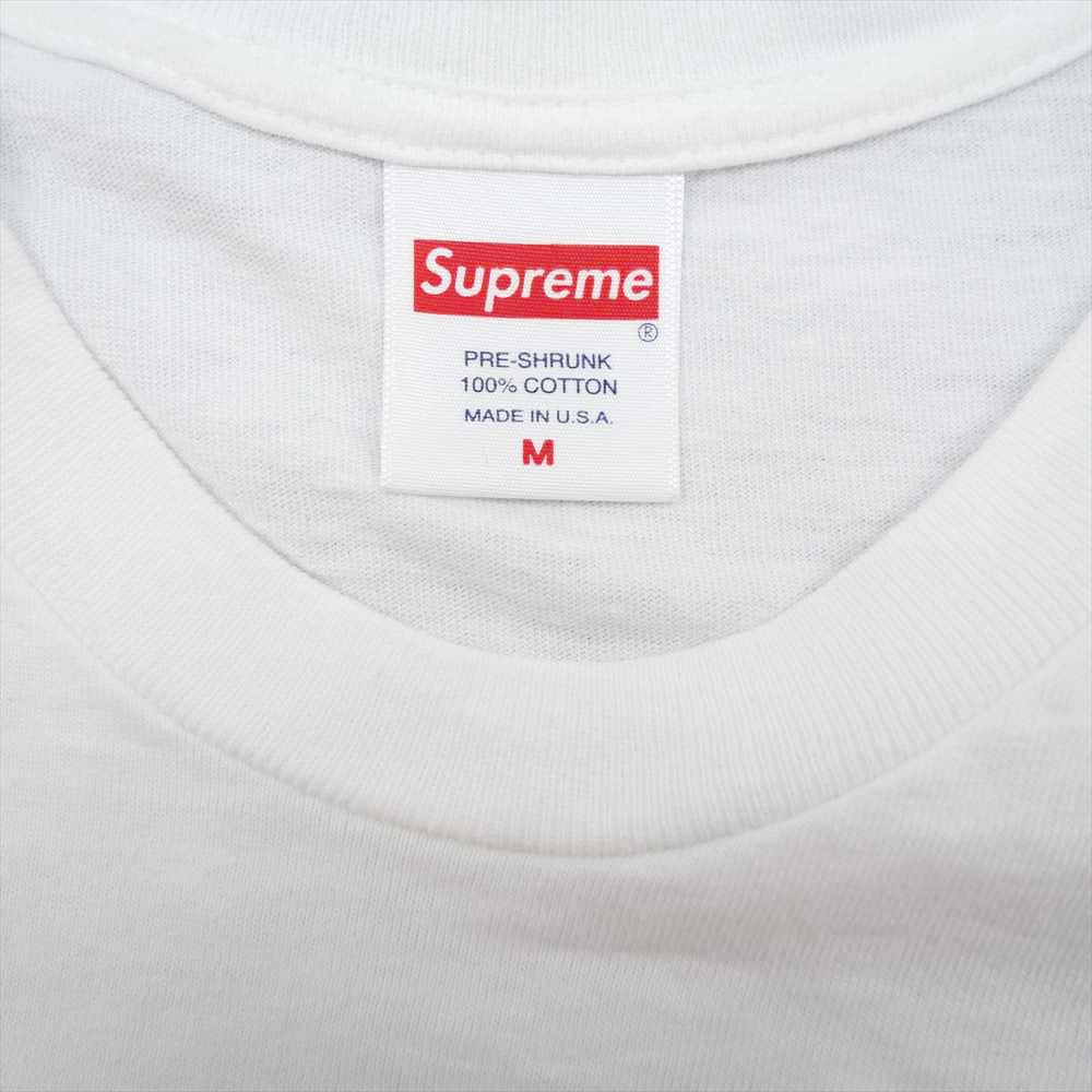 Supreme シュプリーム 21AW face tee フェイス Tシャツ ホワイト系 M【中古】
