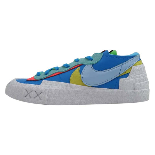 NIKE ナイキ DM7901-400 × sacai x KAWS BLAZER LOW × sacai x KAWS BLAZER LOW サカイ カウズ ブレーザー ロー ホワイト系 ネイビー系 27.5cm【新古品】【未使用】【中古】
