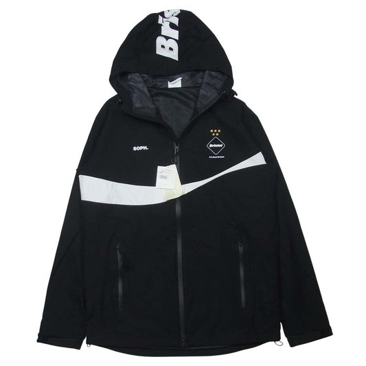 F.C.R.B. エフシーアールビー FCRB-200000 COCA-COLA WARM UP JACKET コカ コーラ ウォーム アップ ジャケット ブラック系 L【極上美品】【中古】