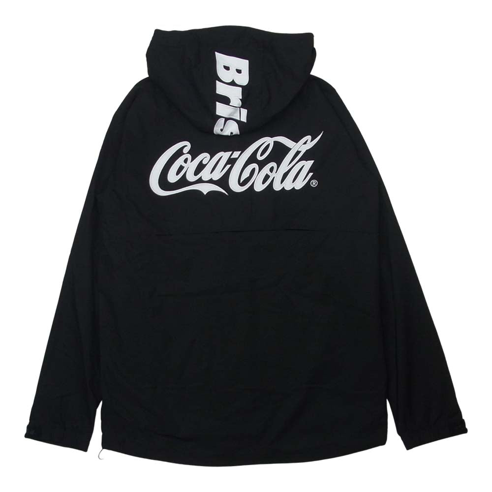 F.C.R.B. エフシーアールビー FCRB-200000 COCA-COLA WARM UP JACKET コカ コーラ ウォーム アップ ジャケット ブラック系 L【極上美品】【中古】
