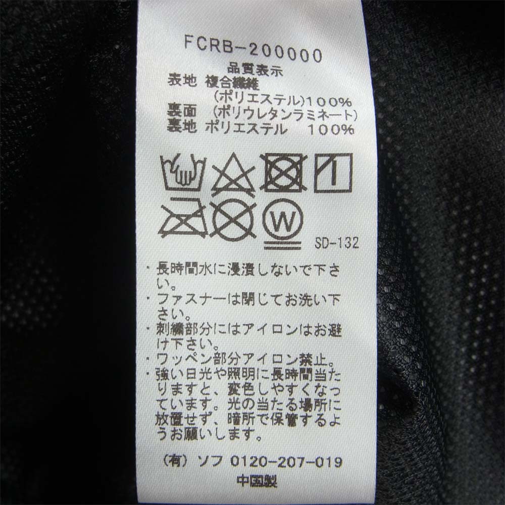 F.C.R.B. エフシーアールビー FCRB-200000 COCA-COLA WARM UP JACKET コカ コーラ ウォーム アップ ジャケット ブラック系 L【極上美品】【中古】