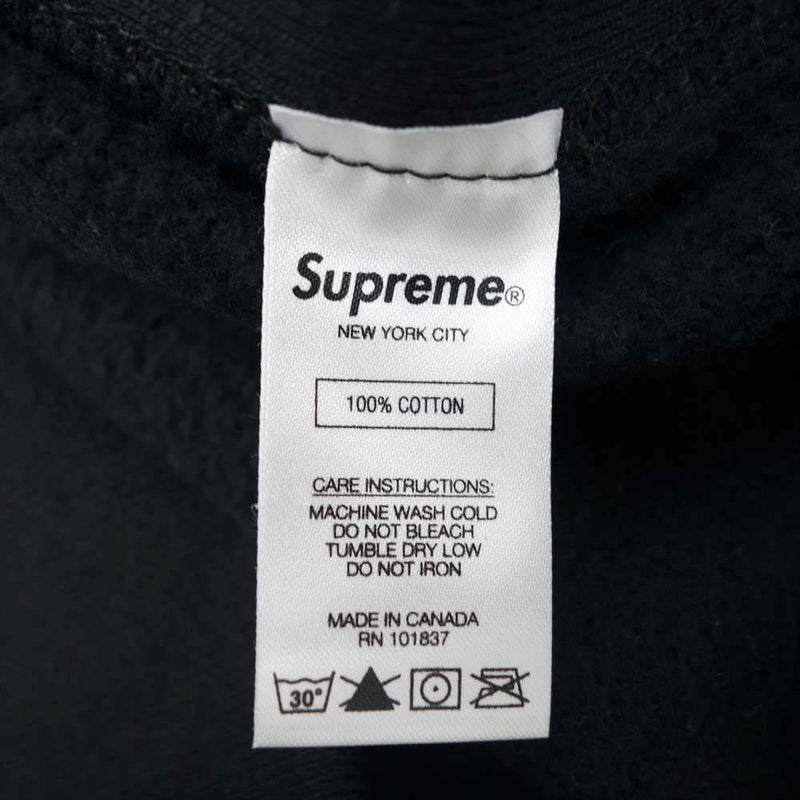 Supreme シュプリーム 21SS KAWS Chalk Logo Hooded Sweatshirt ブラック系 M【中古】