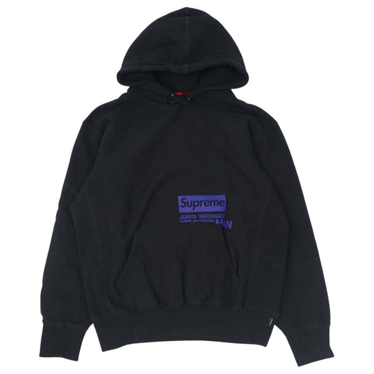 Supreme シュプリーム 21AW JUNYA WATANABE COMME des GARCONS MAN Hooded Sweatshirt スウェット パーカー ブラック系 M【中古】