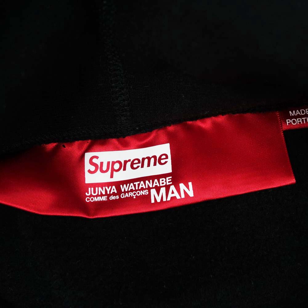 Supreme シュプリーム 21AW JUNYA WATANABE COMME des GARCONS MAN Hooded Sweatshirt スウェット パーカー ブラック系 M【中古】