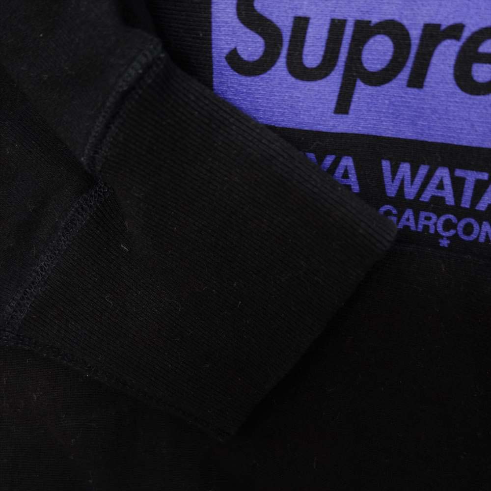 Supreme シュプリーム 21AW JUNYA WATANABE COMME des GARCONS MAN Hooded Sweatshirt スウェット パーカー ブラック系 M【中古】