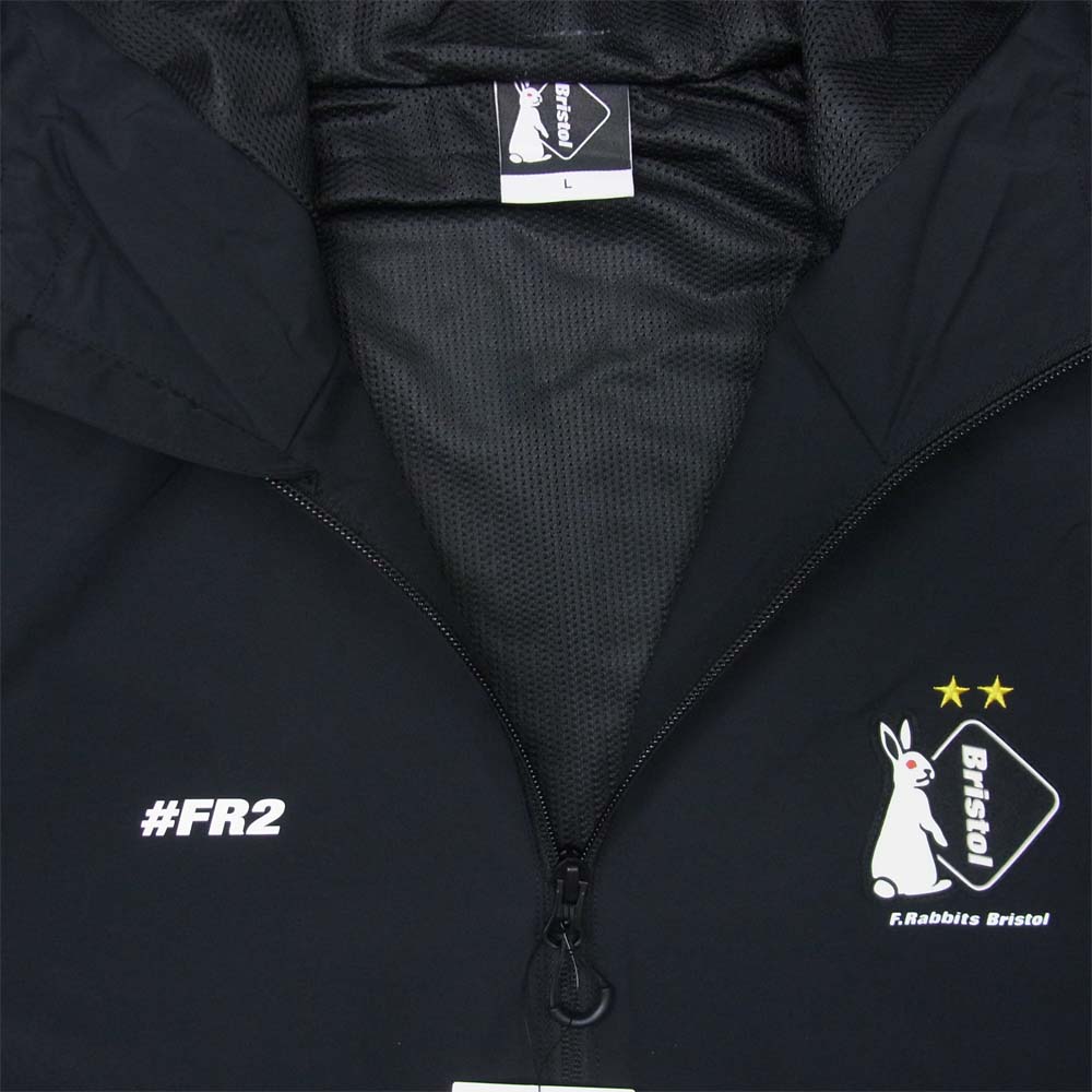 F.C.R.B. エフシーアールビー FCRB-202118 FR2 WARM UP JACKET ナイロン ジャケット ブラック系 L【新古品】【未使用】【中古】