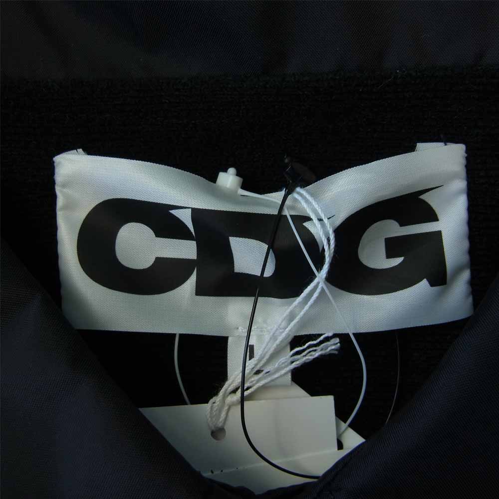 COMME des GARCONS コムデギャルソン SH-J0001-051-1-4 × STUSSY ステューシー バックプリント コーチジャケット ブラック系 L【新古品】【未使用】【中古】