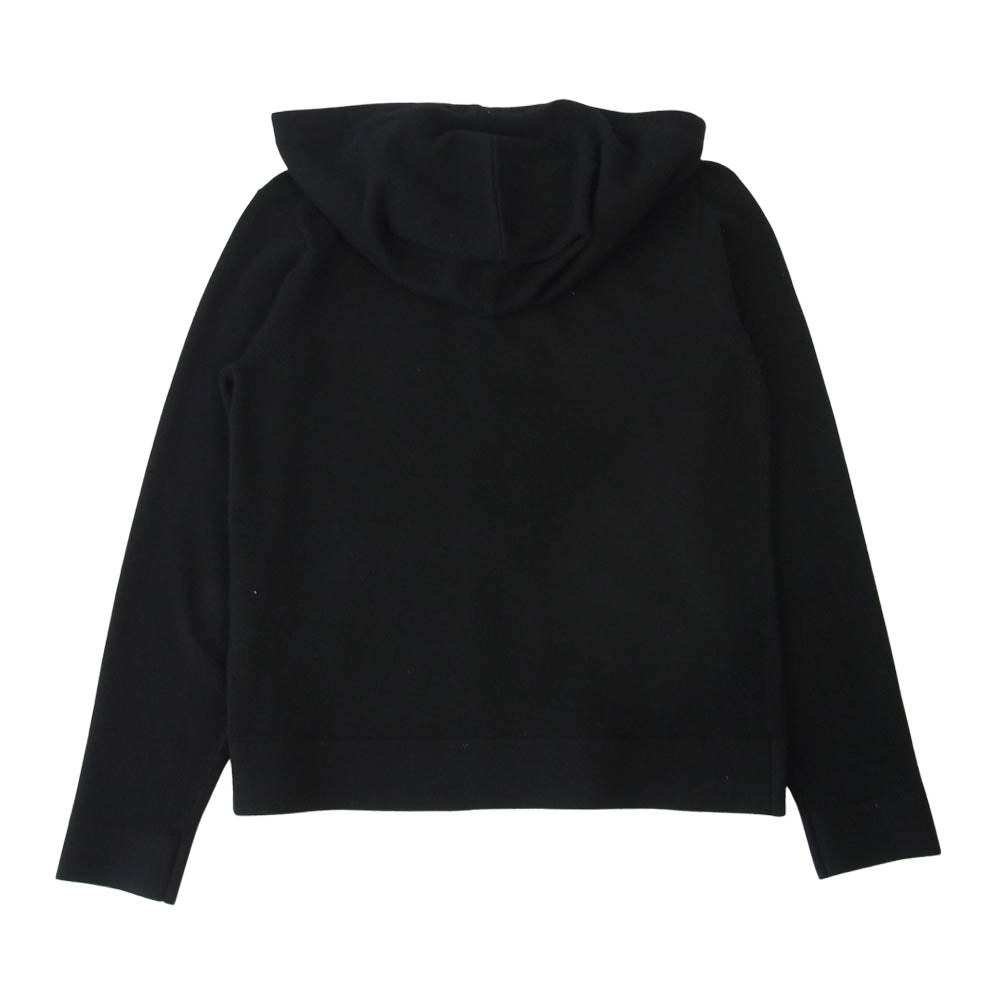 UNIQLO +J ユニクロ 351-445804 ジルサンダー カシミヤ ブレンド パーカ ブラック系 XS【美品】【中古】