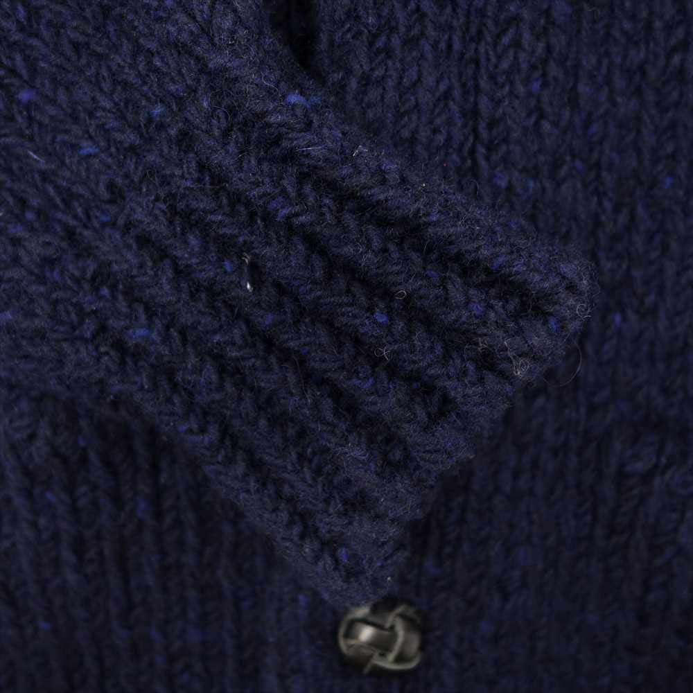 VISVIM ビズビム 21AW 0121205012002 COWICHAN SHORT HAND-KNIT カウチン ショートハンド ニット カーディガン ネイビー系 1【美品】【中古】
