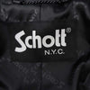 schott ショット 3101048 NEW DOUBLE BREST RIDERS ニュー ダブル ブレスト ラムレザー ライダース ジャケット ブラック系 L【美品】【中古】
