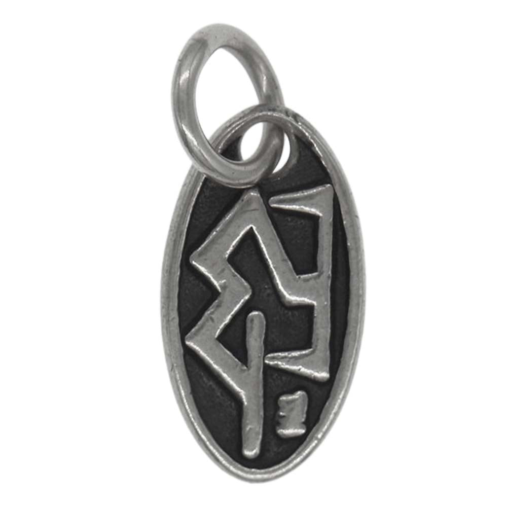 TRAVIS WALKER トラヴィスワーカー oval logo charm オーバル ロゴ チャーム シルバー系【中古】