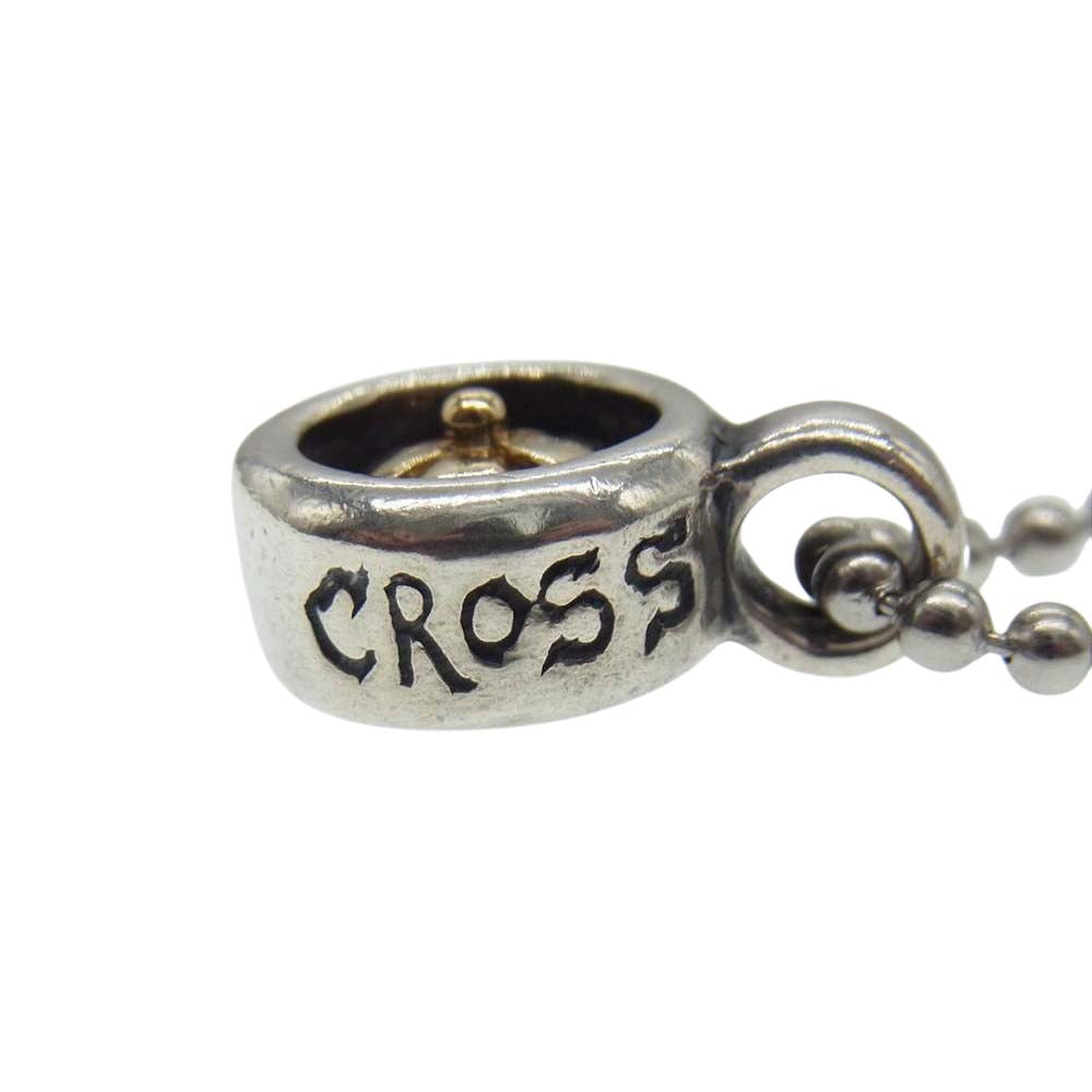 TRAVIS WALKER トラヴィスワーカー ゴシック クロスチャーム ペンダント チェーン ネックレス シルバー系【中古】