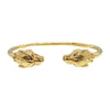 TRAVIS WALKER トラヴィスワーカー GOLD PLATED BRASS SABOR BANGLE WITH STONES ゴールド プレート ブラス バングル ゴールド系【中古】