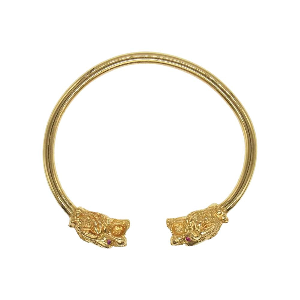 TRAVIS WALKER トラヴィスワーカー GOLD PLATED BRASS SABOR BANGLE WITH STONES ゴールド プレート ブラス バングル ゴールド系【中古】