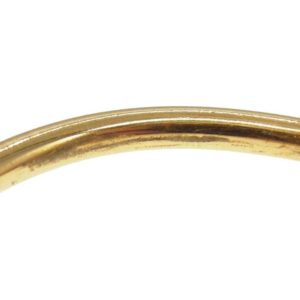 TRAVIS WALKER トラヴィスワーカー GOLD PLATED BRASS SABOR BANGLE WITH STONES ゴールド プレート ブラス バングル ゴールド系【中古】