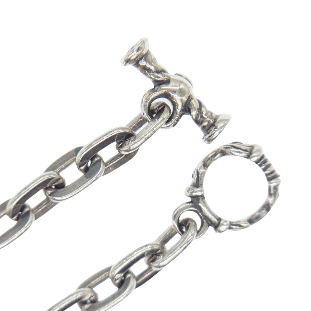 TRAVIS WALKER トラヴィスワーカー オーバルリンク ネックレス シルバー系【中古】