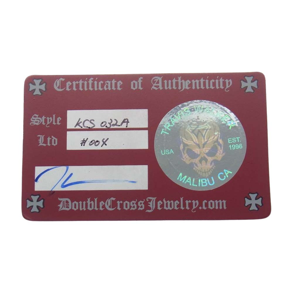 TRAVIS WALKER トラヴィスワーカー ギャランティカード付属 ジッポ ZIPPO シルバー系【中古】
