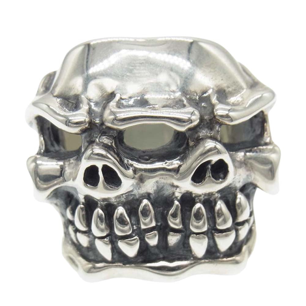 TRAVIS WALKER トラヴィスワーカー 国内取扱店販売証明カード付属 ミュータント チョンプス スカル リング 23号【中古】