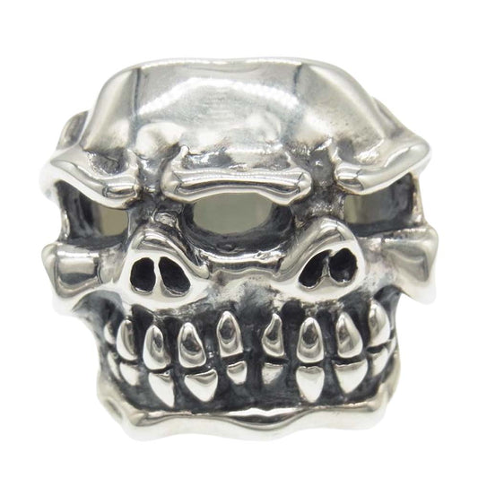 TRAVIS WALKER トラヴィスワーカー 国内取扱店販売証明カード付属 ミュータント チョンプス スカル リング 23号【中古】