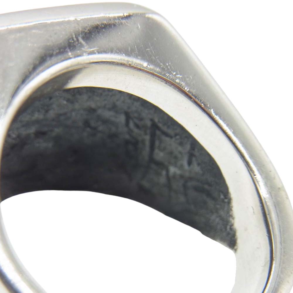 TRAVIS WALKER トラヴィスワーカー 印台 リング 21号【中古】