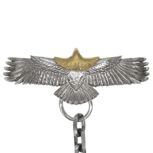 TARO WASHIMI ワシミタロウ 鷲見太郎 K18 頭金イーグル ネックレス シルバー系【中古】