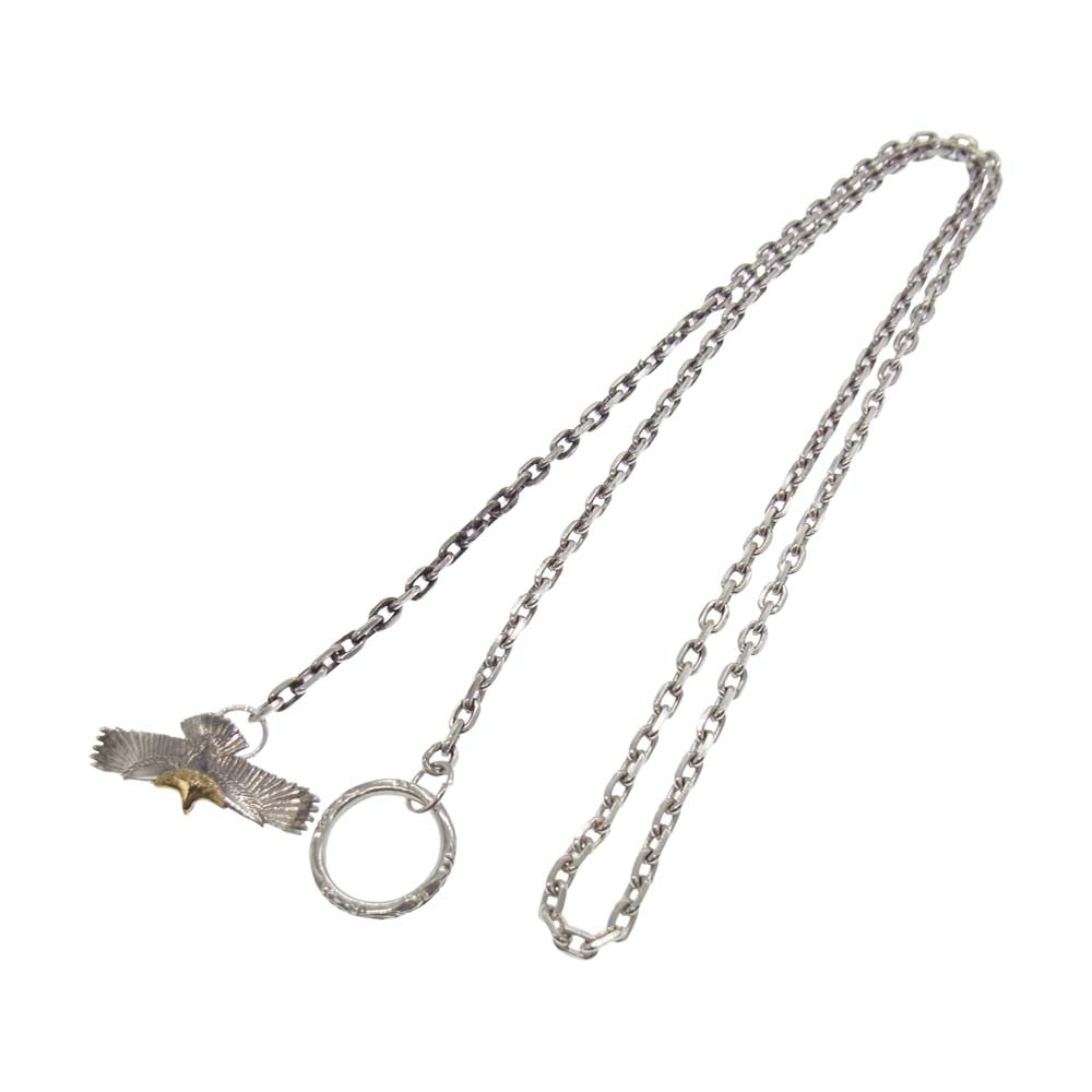 TARO WASHIMI ワシミタロウ 鷲見太郎 K18 頭金イーグル ネックレス シルバー系【中古】