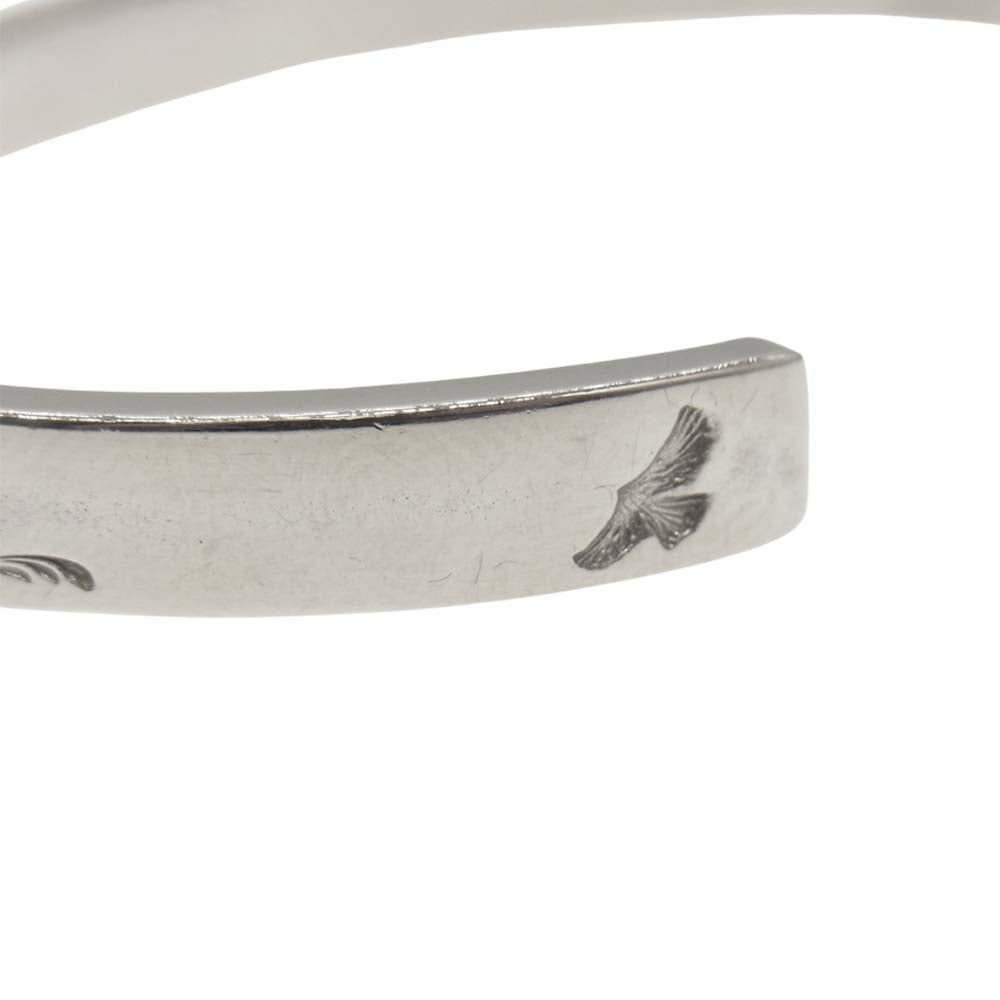 TARO WASHIMI ワシミタロウ 鷲見太郎 K18WG L arabesque design 5mm bangle アラベスク バングル ゴールド系【中古】