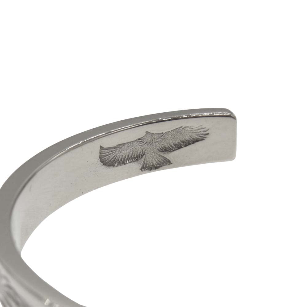 TARO WASHIMI ワシミタロウ 鷲見太郎 K18WG L arabesque design 5mm bangle アラベスク バングル ゴールド系【中古】