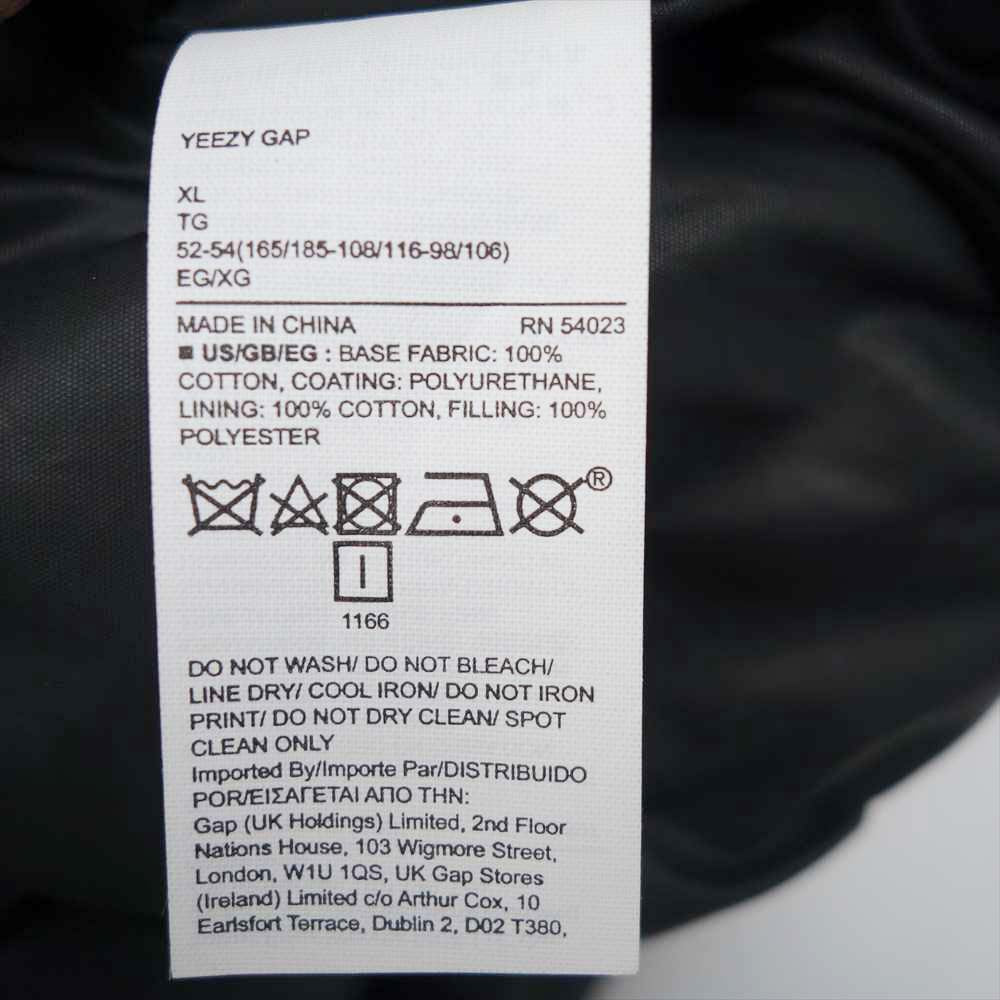 イージー Gap ギャップ YZY GAP ROUND JACKET ラウンド ジャケット Kanye West カニエウエスト ブラック系 XL【中古】