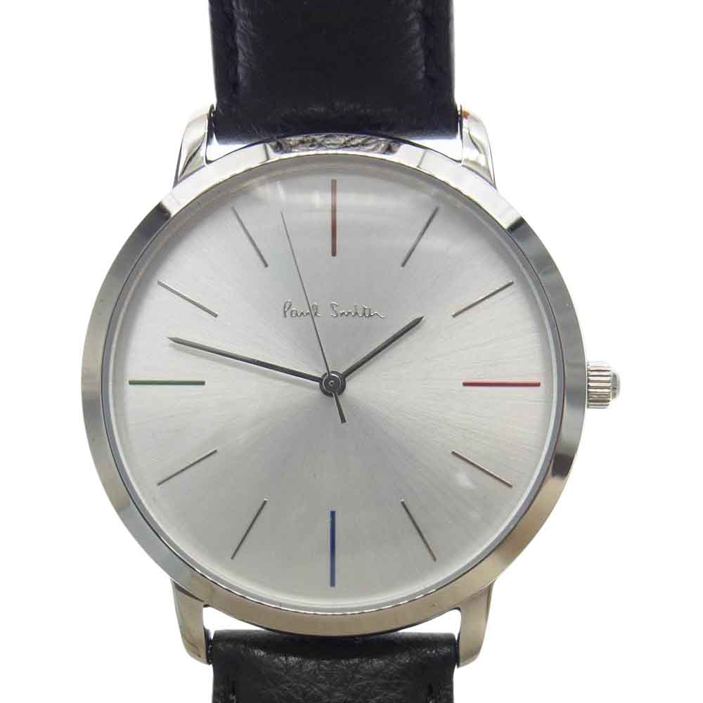 ポールスミス P10051 クォーツ 腕時計 シルバー系 ブラック系【美品】【中古】