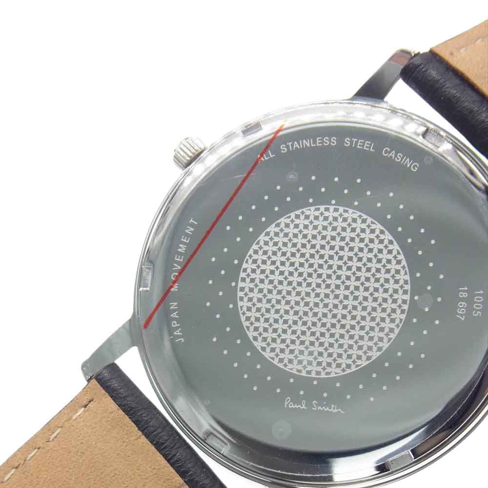 ポールスミス P10051 クォーツ 腕時計 シルバー系 ブラック系【美品