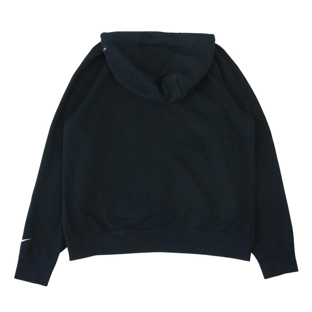 NIKE ナイキ CJ4864-010 Swoosh French Terry Pullover Hoodie スウッシュ フレンチテリー プルオーバーフーディ パーカー ブラック系 L【中古】