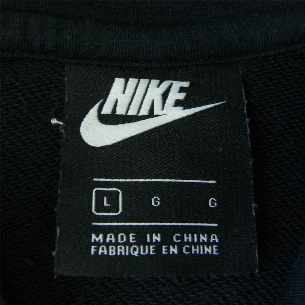 NIKE ナイキ CJ4864-010 Swoosh French Terry Pullover Hoodie スウッシュ フレンチテリー プルオーバーフーディ パーカー ブラック系 L【中古】
