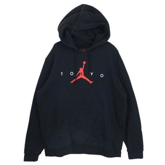 NIKE ナイキ da7303-010 JORDAN BRAND TOKYO ジョーダン トウキョウ ジャンプマン プルオーバー フーディ パーカー ブラック系 XXL【中古】