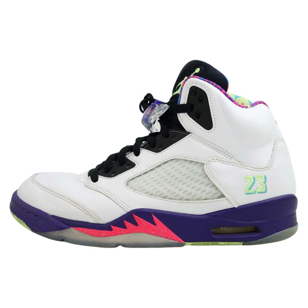 NIKE ナイキ DB3335-100 AIR JORDAN 5 RETRO エアジョーダン 5 レトロ BEL-AIR ベルエア スニーカー ホワイト系 27.5cm【中古】