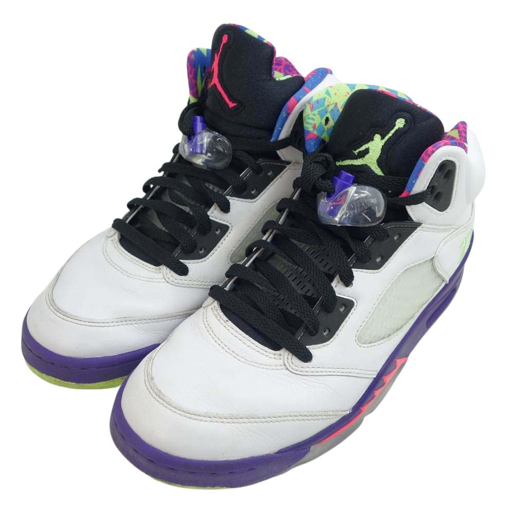 NIKE ナイキ DB3335-100 AIR JORDAN 5 RETRO エアジョーダン 5 レトロ BEL-AIR ベルエア スニーカー ホワイト系 27.5cm【中古】