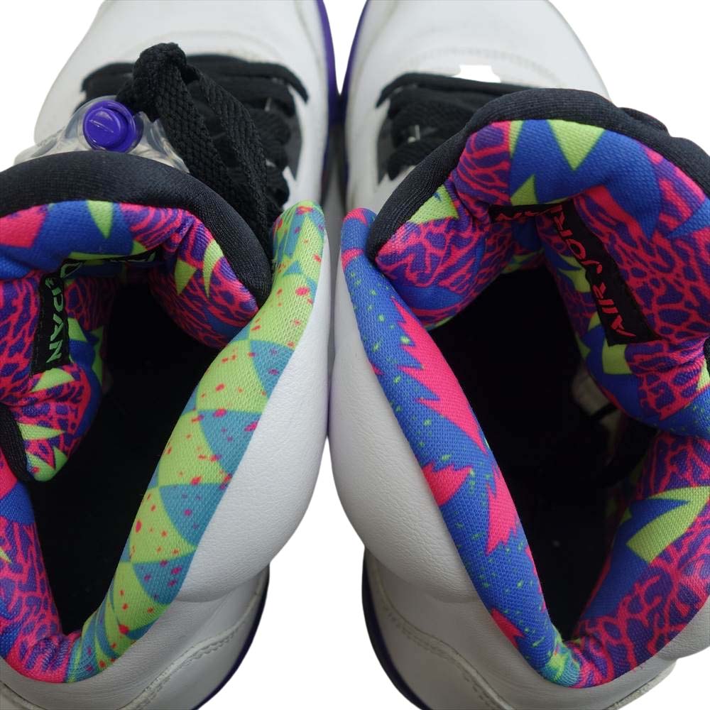 NIKE ナイキ DB3335-100 AIR JORDAN 5 RETRO エアジョーダン 5 レトロ BEL-AIR ベルエア スニーカー ホワイト系 27.5cm【中古】