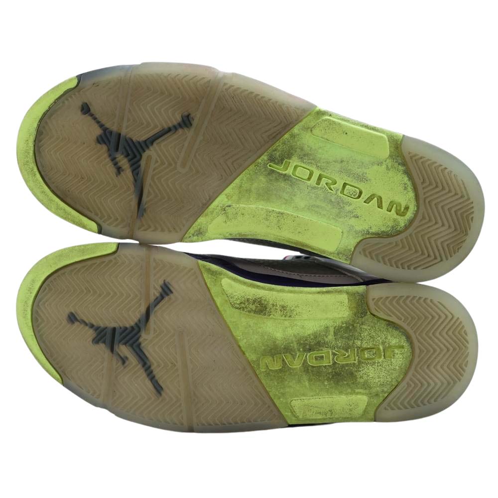 NIKE ナイキ DB3335-100 AIR JORDAN 5 RETRO エアジョーダン 5 レトロ BEL-AIR ベルエア スニーカー ホワイト系 27.5cm【中古】