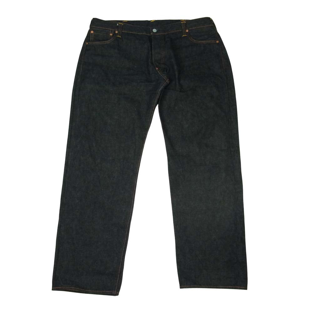 EVISU エヴィス lot.2000 虎耳 白カモメ No.1 スペシャル レギュラー ストレート フィット デニム パンツ インディゴブルー系 44【美品】【中古】