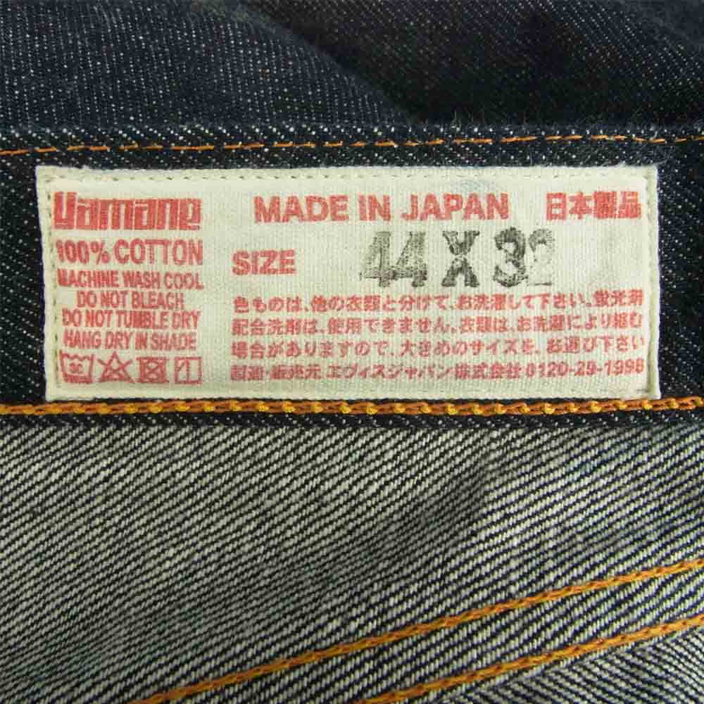 EVISU エヴィス lot.2000 虎耳 白カモメ No.1 スペシャル レギュラー ストレート フィット デニム パンツ インディゴブルー系 44【美品】【中古】