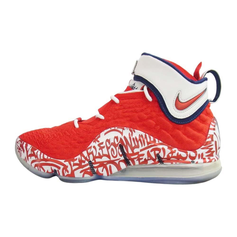 NIKE ナイキ CT6047-600 Lebron XVII UNIVERSITY RED グラフィティ ナイキ レブロン バッシュ スニーカー レッド系 29cm【中古】