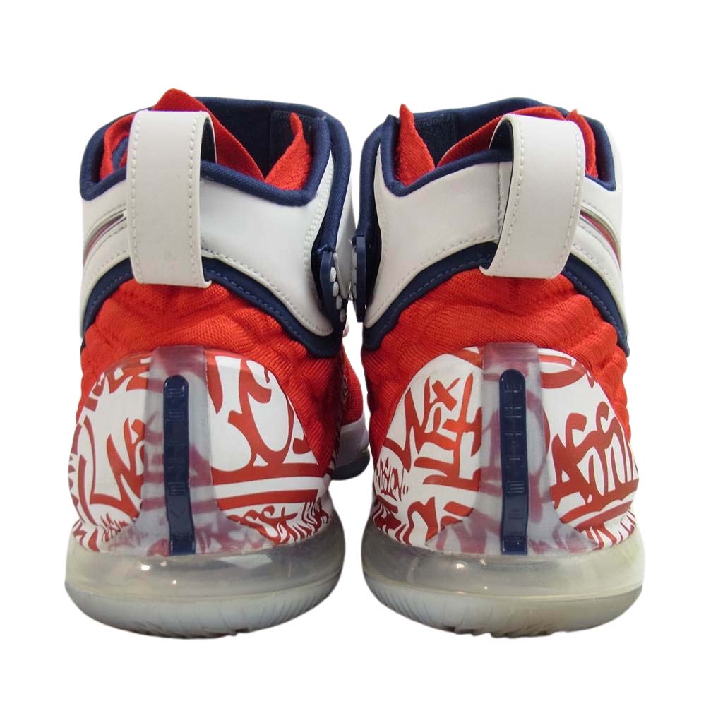 NIKE ナイキ CT6047-600 Lebron XVII UNIVERSITY RED グラフィティ ナイキ レブロン バッシュ スニーカー レッド系 29cm【中古】