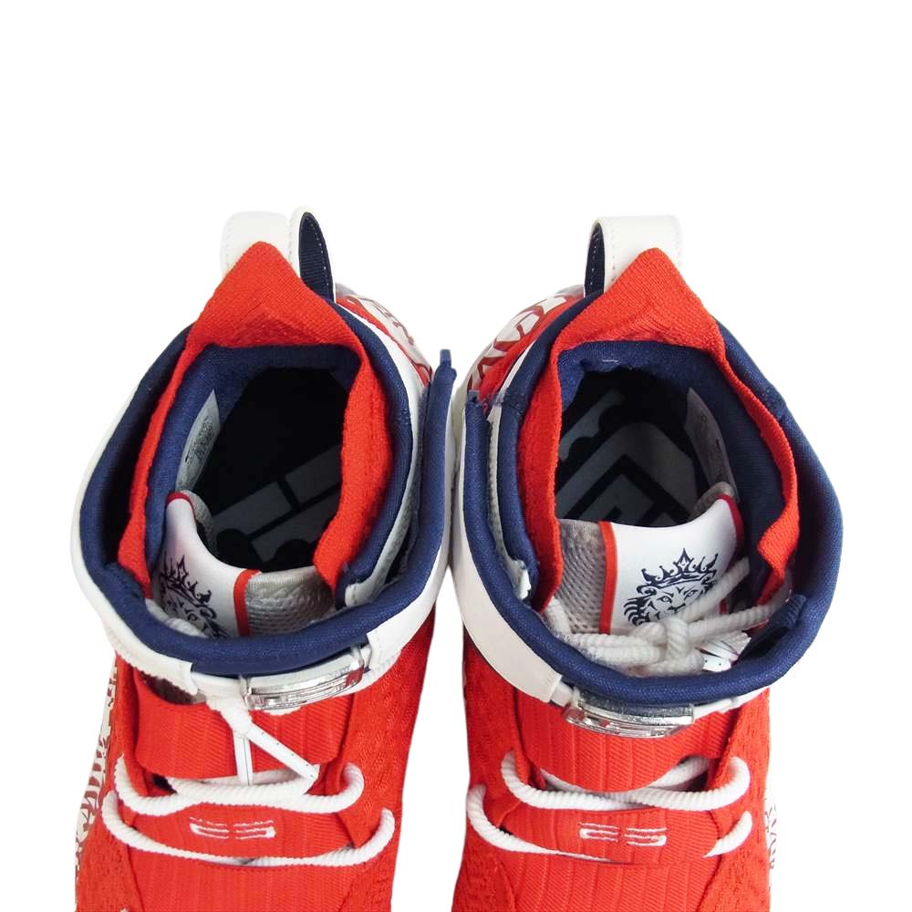 NIKE ナイキ CT6047-600 Lebron XVII UNIVERSITY RED グラフィティ ナイキ レブロン バッシュ スニーカー レッド系 29cm【中古】