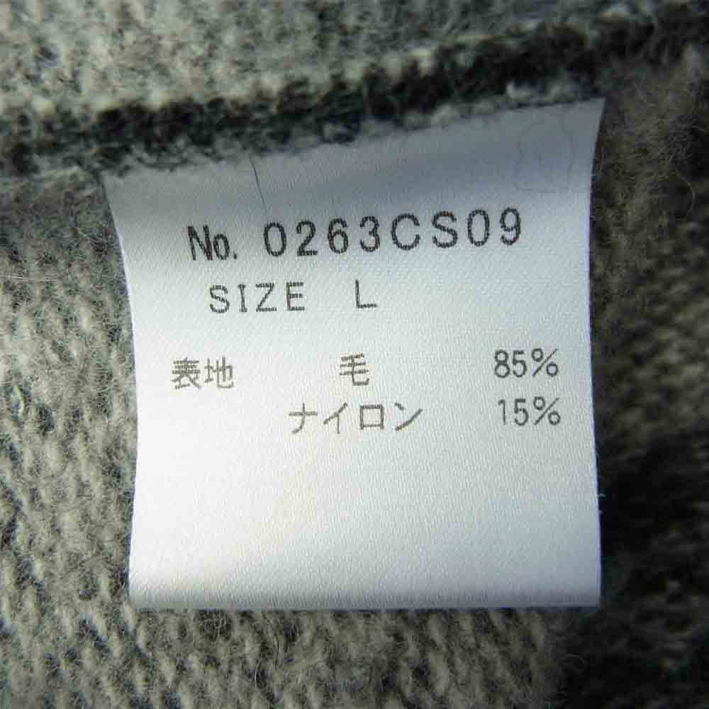 HYSTERIC GLAMOUR ヒステリックグラマー 0263CS09 ガール ノルディック柄 ジャガード ニット グレー系 L【中古】