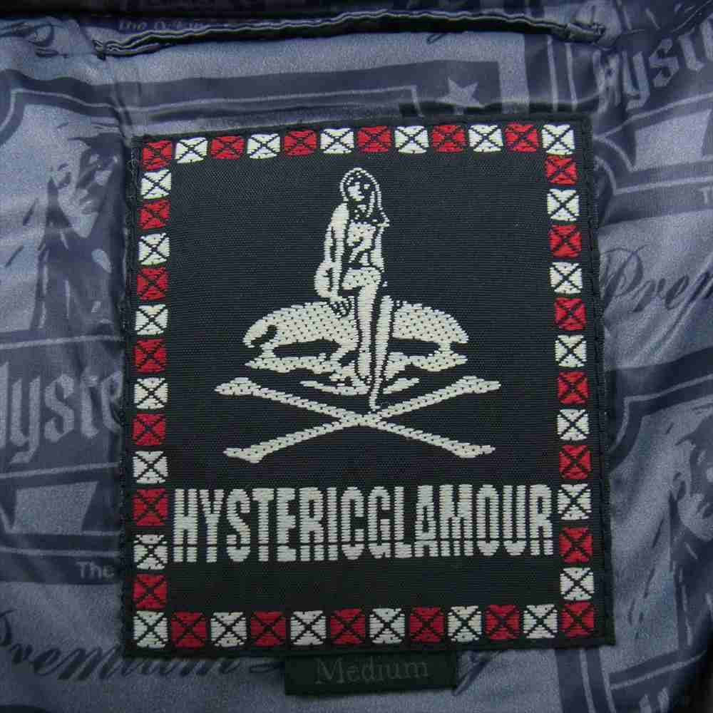 HYSTERIC GLAMOUR ヒステリックグラマー 0234AB02 PRIMALOFT JACKET ワッペン付 中綿プリマロフト ジャケット カーキ系 M【中古】