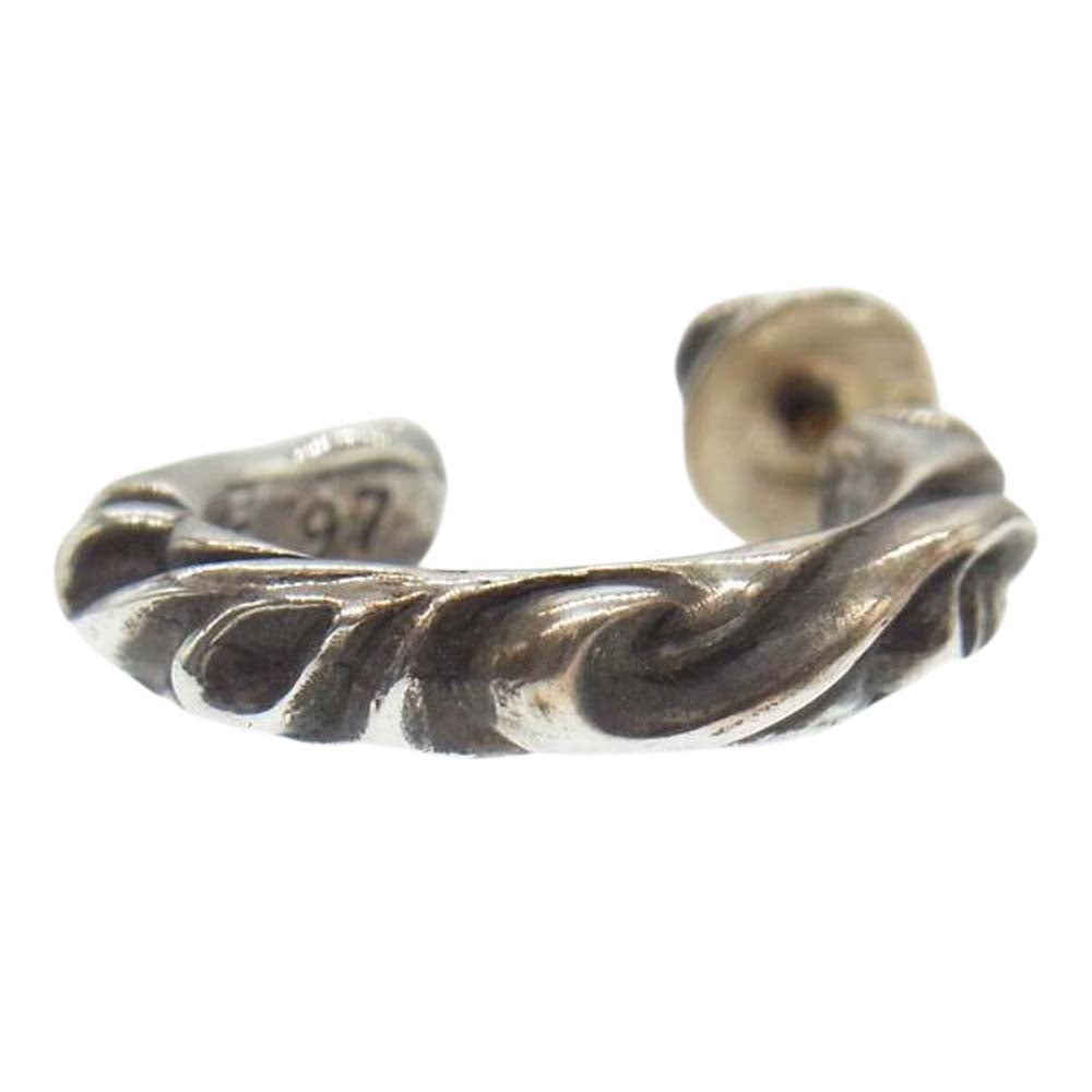 CHROME HEARTS クロムハーツ（原本無） スクロール フープ ピアス シルバー系【中古】